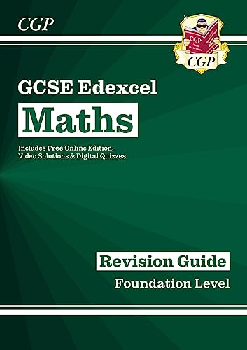 GCSE Maths Edexcel Revision Guide: Foundation inc Online Edition, Videos & Quizzes: for the 2024 and 2025 exams (CGP Edexcel GCSE Maths)